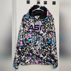 ASP Tropic Colorful Mens Hoodie Adult Size Medium